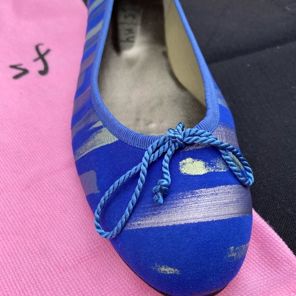 French Sole Shoes Fsny Hand Painted Flats Poshmark